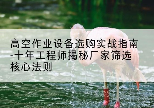 祁县剪叉式升降机厂家-高空作业设备选购实战指南-十年工程师揭秘厂家筛选核心法则